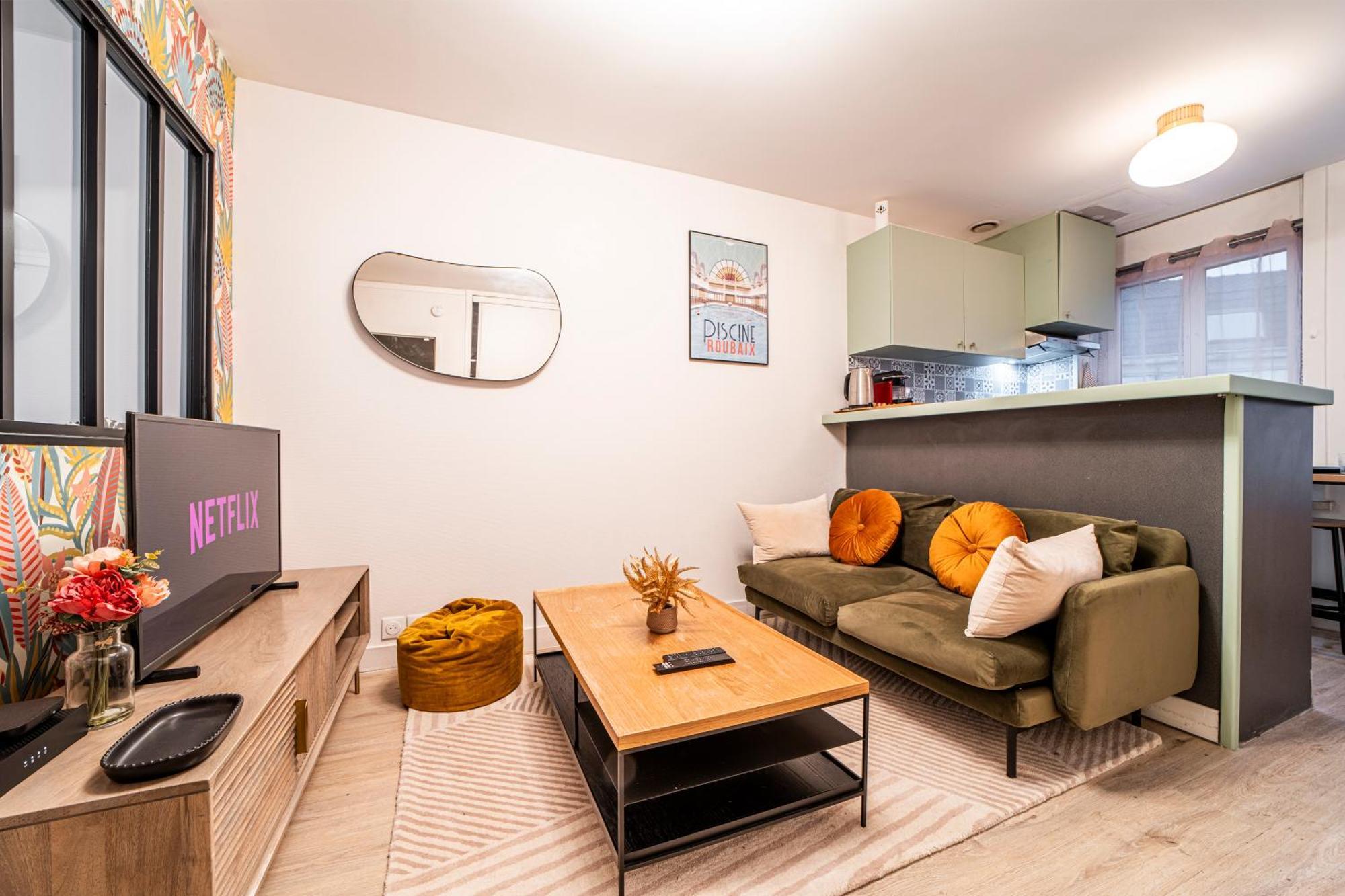 Appartement Le Ferrer - Wifi - Netflix - Free Parking - Metro