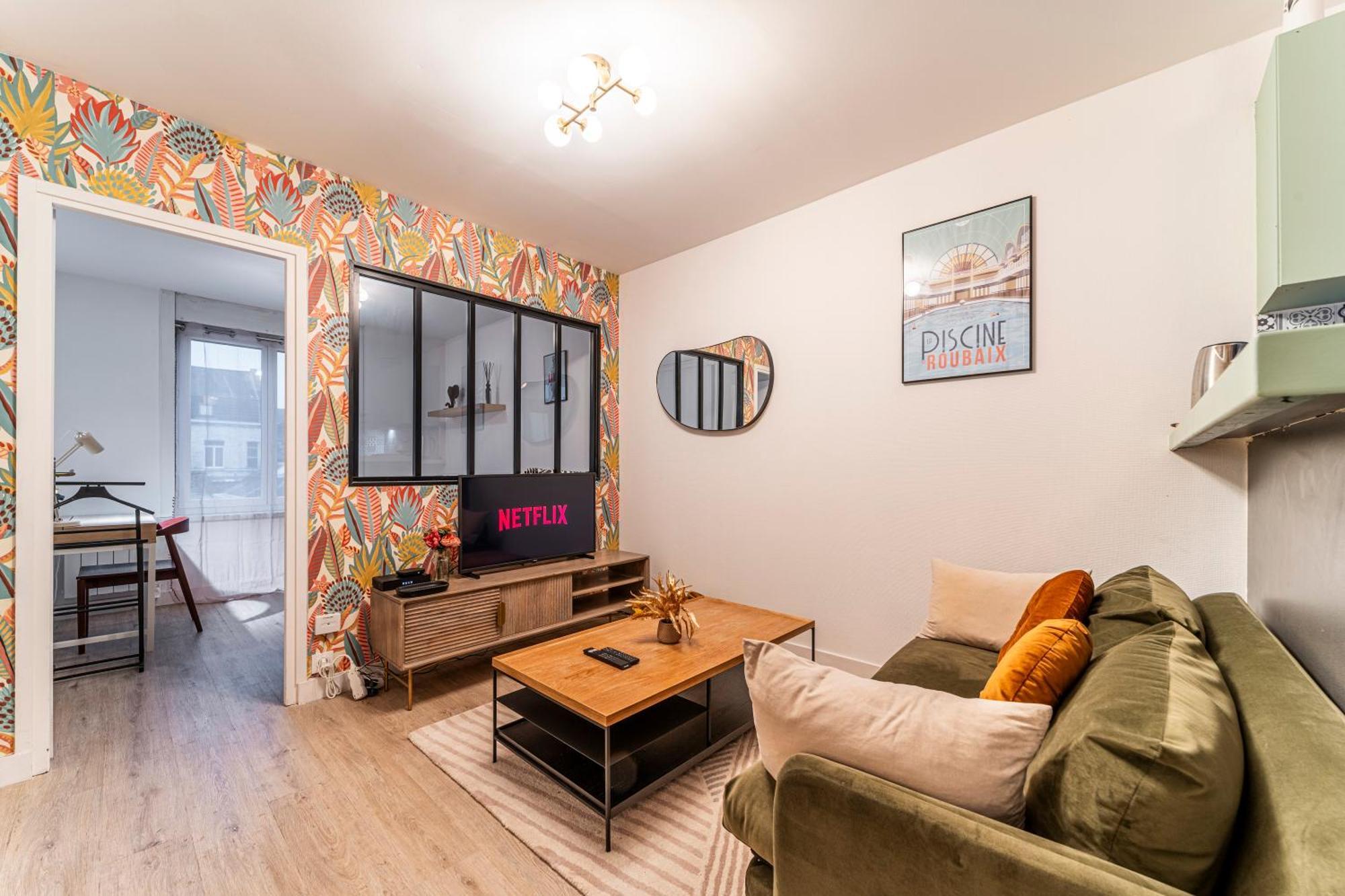 Le Ferrer - Wifi - Netflix - Free Parking - Metro Appartement *